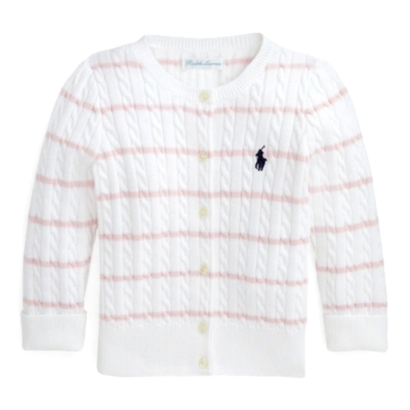 NWT Ralph Lauren Girls Cardigan size Large - Picture 1 of 3